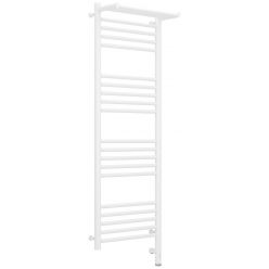 Полотенцесушитель электрический Сунержа Богема 3.0 1200 x 400 с полкой, ширина 43.2 см, высота 132.4 см, матовый белый, L/R
