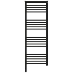 Полотенцесушитель электрический Сунержа Богема 3.0 1200 x 400 с полкой, ширина 43.2 см, высота 132.4 см, матовый черный, L/R