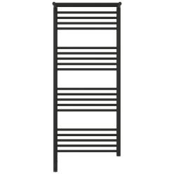 Полотенцесушитель электрический Сунержа Богема 3.0 1200 x 500 с полкой, ширина 53.2 см, высота 132.4 см, тёмный титан муар, L/R