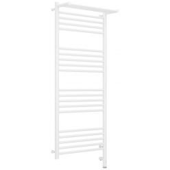 Полотенцесушитель электрический Сунержа Богема 3.0 1200 x 500 с полкой, ширина 53.2 см, высота 132.4 см, матовый белый, L/R