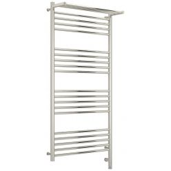 Полотенцесушитель электрический Сунержа Богема 3.0 1200 x 600 с полкой, ширина 63.2 см, высота 132.4 см, хром, L/R