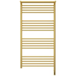 Полотенцесушитель электрический Сунержа Богема 3.0 1200 x 600 с полкой, ширина 63.2 см, высота 132.4 см, золото, L/R