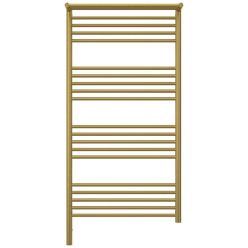 Полотенцесушитель электрический Сунержа Богема 3.0 1200 x 600 с полкой, ширина 63.2 см, высота 132.4 см, состаренная латунь, L/R