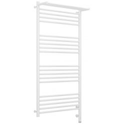 Полотенцесушитель электрический Сунержа Богема 3.0 1200 x 600 с полкой, ширина 63.2 см, высота 132.4 см, белый, L/R