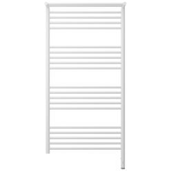 Полотенцесушитель электрический Сунержа Богема 3.0 1200 x 600 с полкой, ширина 63.2 см, высота 132.4 см, матовый белый, L/R