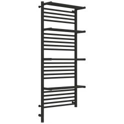 Полотенцесушитель электрический Сунержа Богема 3.0 1200 x 500 с 4 полками, ширина 53.2 см, высота 132.4 см, тёмный титан муар, L/R