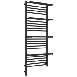 Полотенцесушитель электрический Сунержа Богема 3.0 1200 x 500 с 4 полками, ширина 53.2 см, высота 132.4 см, тёмный титан муар, L/R