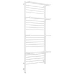 Полотенцесушитель электрический Сунержа Богема 3.0 1200 x 500 с 4 полками, ширина 53.2 см, высота 132.4 см, матовый белый, L/R