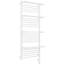 Полотенцесушитель электрический Сунержа Богема 3.0 1200 x 500 с 4 полками, ширина 53.2 см, высота 132.4 см, матовый белый, L/R