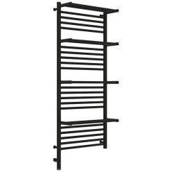 Полотенцесушитель электрический Сунержа Богема 3.0 1200 x 500 с 4 полками, ширина 53.2 см, высота 132.4 см, матовый черный, L/R