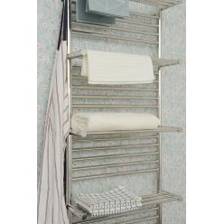 Полотенцесушитель электрический Сунержа Богема 3.0 1200 x 600 с 4 полками, ширина 63.2 см, высота 132.4 см, хром, L/R