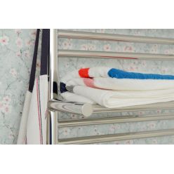 Полотенцесушитель электрический Сунержа Богема 3.0 1200 x 600 с 4 полками, ширина 63.2 см, высота 132.4 см, хром, L/R