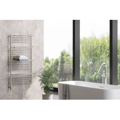 Полотенцесушитель электрический Сунержа Богема 3.0 1200 x 600 с 4 полками, ширина 63.2 см, высота 132.4 см, хром, L/R