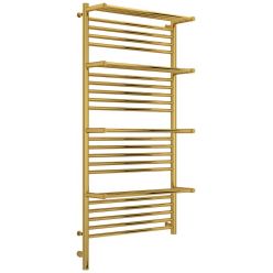 Полотенцесушитель электрический Сунержа Богема 3.0 1200 x 600 с 4 полками, ширина 63.2 см, высота 132.4 см, золото, L/R