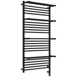 Полотенцесушитель электрический Сунержа Богема 3.0 1200 x 600 с 4 полками, ширина 63.2 см, высота 132.4 см, тёмный титан муар, L/R