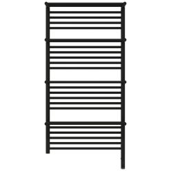 Полотенцесушитель электрический Сунержа Богема 3.0 1200 x 600 с 4 полками, ширина 63.2 см, высота 132.4 см, тёмный титан муар, L/R