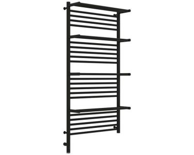 Полотенцесушитель электрический Сунержа Богема 3.0 1200 x 600 с 4 полками, ширина 63.2 см, высота 132.4 см, матовый черный, L/R