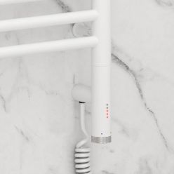 Полотенцесушитель электрический Сунержа Богема 3.0 800 x 500, ширина 53.2 см, высота 92.4 см, белый матовый, правый, 30-5805-8050