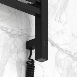 Полотенцесушитель электрический Сунержа Модус 3.0 1200 x 500, ширина 50 см, высота 120 см, МЭМ, левый/правый, черный матовый