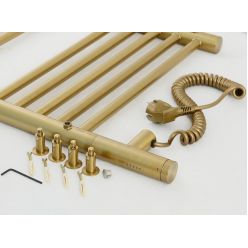 Полотенцесушитель электрический Сунержа Богема 3.0 прямая 600x500, ширина 53.2 см, высота 72.4 см, хром, МЭМ правый/левый, 00-5805-6050/00-5804-6050