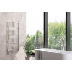 Полотенцесушитель электрический Сунержа Богема 3.0 выгнутая 1200х500, ширина 53.2 см, высота 132.4 см, хром, МЭМ правый, 00-5803-1250