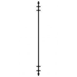 Полотенцесушитель водяной Сунержа Хорда 180 x 19.5 см, черный матовый, 31-0124-1800