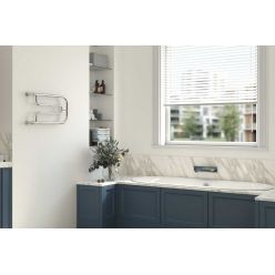 Полотенцесушитель водяной Сунержа Гусли+ 320х650, ширина 66 см, высота 35.6 см, хром, 00-4009-3265