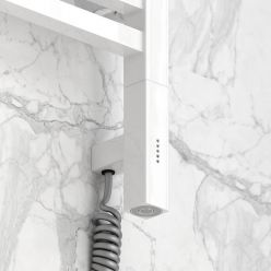 Полотенцесушитель электрический Сунержа Модус 3.0, 80 х 40 см, ширина 40 см, высота 80 см, с блоком управления МЭМ слева/справа, белый