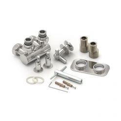 Полотенцесушитель водяной Сунержа Нюанс EU50+, 84 х 5 см, хром, 00-0212-0840