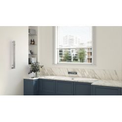 Полотенцесушитель водяной Сунержа Нюанс EU50+, 84 х 5 см, хром, 00-0212-0840