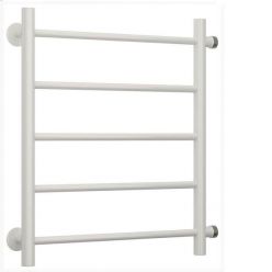 Полотенцесушитель водяной Стилье Версия-Б, 50/50, ширина 50 см, высота 50 см, боковое подключение 50 см, цвет белый, 12610-5050