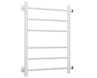 Полотенцесушитель водяной Стилье Версия-Б, 40/60, ширина 40 см, высота 60 см, боковое подключение 60 см, цвет белый, 12610-6040
