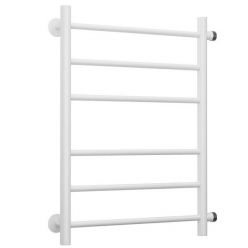 Полотенцесушитель водяной Стилье Версия-Б, 50/60, ширина 50 см, высота 60 см, боковое подключение 60 см, цвет белый, 12610-6050