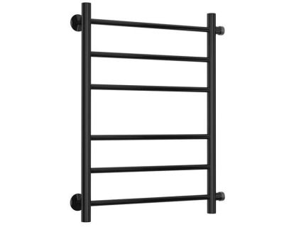 Полотенцесушитель водяной Стилье Версия-Б, 50/60, ширина 50 см, высота 60 см, боковое подключение 60 см, цвет черный, 17610-6050