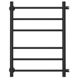 Полотенцесушитель водяной Стилье Версия-Б, 50/60, ширина 50 см, высота 60 см, боковое подключение 60 см, цвет черный, 17610-6050