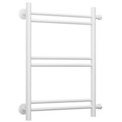 Полотенцесушитель водяной Стилье Версия-Б1, 50/50, ширина 50 см, высота 50 см, боковое подключение 50 см, цвет белый, 12611-5050