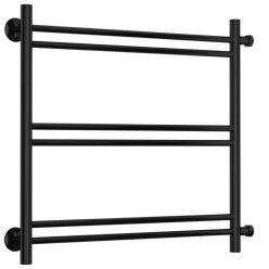 Полотенцесушитель водяной Стилье Версия-Б1, 50/60, ширина 50 см, высота 60 см, боковое подключение 60 см, цвет черный, 17611-6050