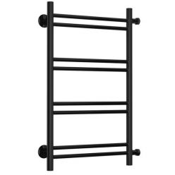 Полотенцесушитель водяной Стилье Версия-Б1, 40/60, ширина 40 см, высота 60 см, боковое подключение 60 см, цвет черный, 17611-6040