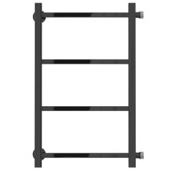 Полотенцесушитель водяной Стилье Версия-КБ, 40/60, ширина 40 см, высота 60 см, боковое подключение 60 см, цвет черный, 17630-6040