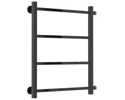 Полотенцесушитель водяной Стилье Версия-КБ, 50/60, ширина 50 см, высота 60 см, боковое подключение 60 см, цвет черный, 17630-6050