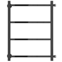 Полотенцесушитель водяной Стилье Версия-КБ, 50/60, ширина 50 см, высота 60 см, боковое подключение 60 см, цвет черный, 17630-6050