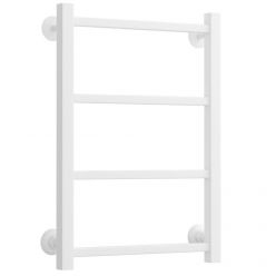 Полотенцесушитель водяной Стилье Версия-КН, 40/60, ширина 40 см, высота 60 см, нижнее подключение, цвет белый, 12640-6040