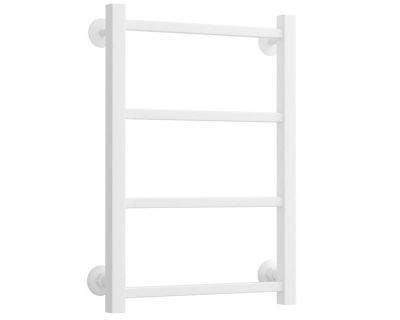 Полотенцесушитель водяной Стилье Версия-КН, 40/60, ширина 40 см, высота 60 см, нижнее подключение, цвет белый, 12640-6040