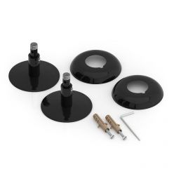 Полотенцесушитель водяной Стилье Версия-КН, 40/60, ширина 40 см, высота 60 см, нижнее подключение, цвет черный, 17640-6040