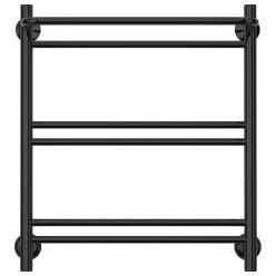 Полотенцесушитель водяной Стилье Версия-Н1, 50/60, ширина 50 см, высота 60 см, нижнее подключение, цвет черный, 17621-6050
