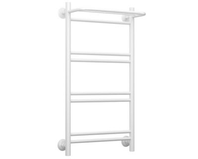 Полотенцесушитель водяной Стилье Версия-Н1, 40/80, ширина 40 см, высота 80 см, нижнее подключение, цвет белый, 12621-8040