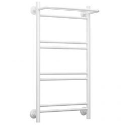 Полотенцесушитель водяной Стилье Версия-Н1, 50/80, ширина 50 см, высота 80 см, нижнее подключение, цвет белый, 12621-8050
