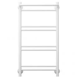Полотенцесушитель водяной Стилье Версия-Н1, 50/80, ширина 50 см, высота 80 см, нижнее подключение, цвет белый, 12621-8050