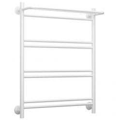 Полотенцесушитель водяной Стилье Версия-Н1, 60/80, ширина 60 см, высота 80 см, нижнее подключение, цвет белый, 12621-8060