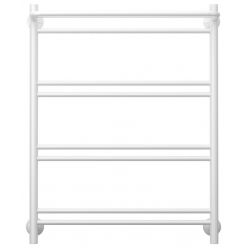Полотенцесушитель водяной Стилье Версия-Н1, 60/80, ширина 60 см, высота 80 см, нижнее подключение, цвет белый, 12621-8060